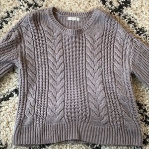 Knit sweater grey color from pacsun